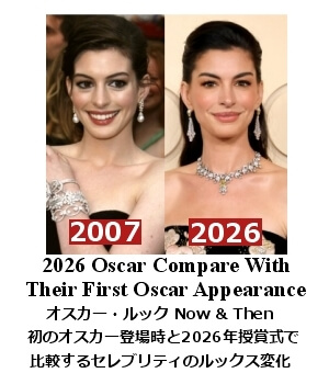 2026年と初回オスカー登場時との比較