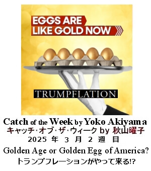 キャッチ・オブ・ザ・ウィーク, ニューヨーク, NY時事トレンド情報, Yoko Akiyama, 秋山曜子, 