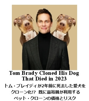トム・ブレイディのドッグ・クローン